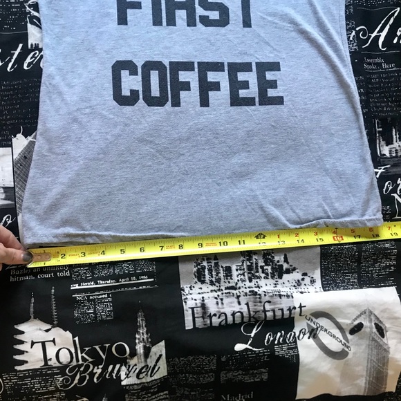 “Ok, but first coffee” T-shirt - Picture 5 of 7